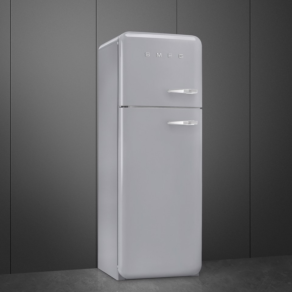 Smeg FAB30LSV6 frigorifero con congelatore Libera installazione 294 L Argento Made in Italy