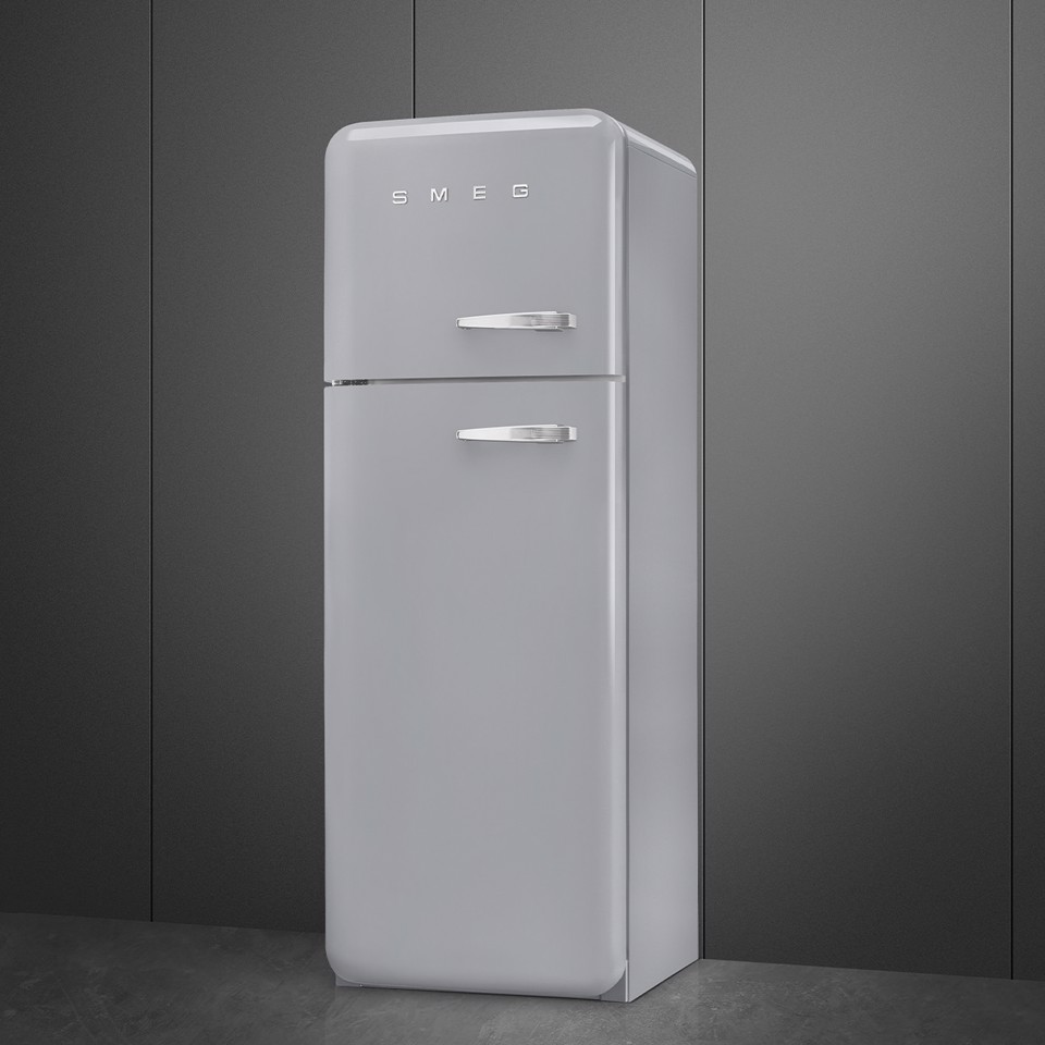Smeg FAB30LSV6 frigorifero con congelatore Libera installazione 294 L Argento Made in Italy