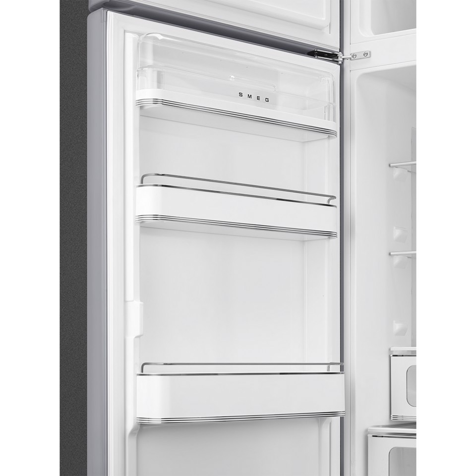 Smeg FAB30LSV6 frigorifero con congelatore Libera installazione 294 L Argento Made in Italy