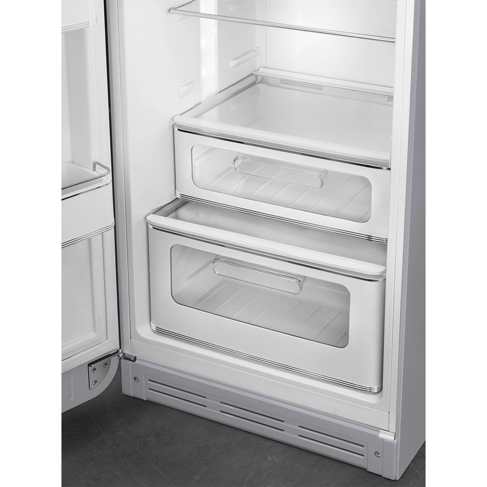 Smeg FAB30LSV6 frigorifero con congelatore Libera installazione 294 L Argento Made in Italy