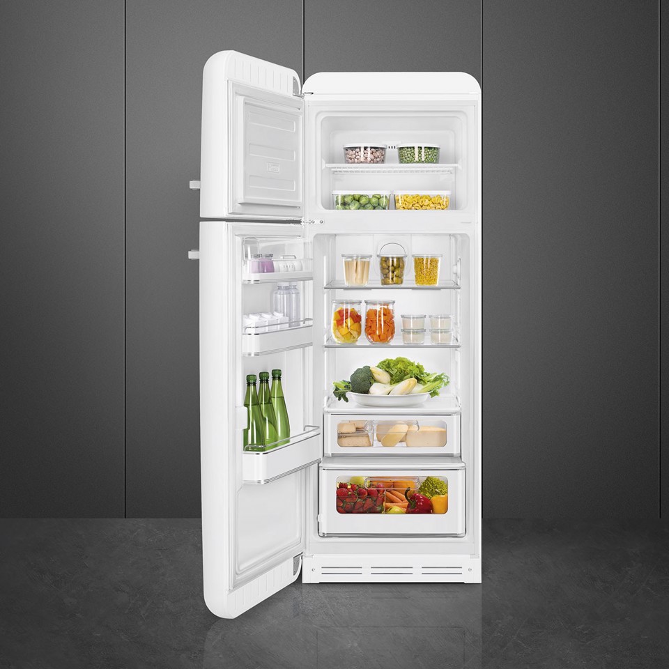 Smeg FAB30LWH6 frigorifero con congelatore Libera installazione 294 L Bianco Made in Italy