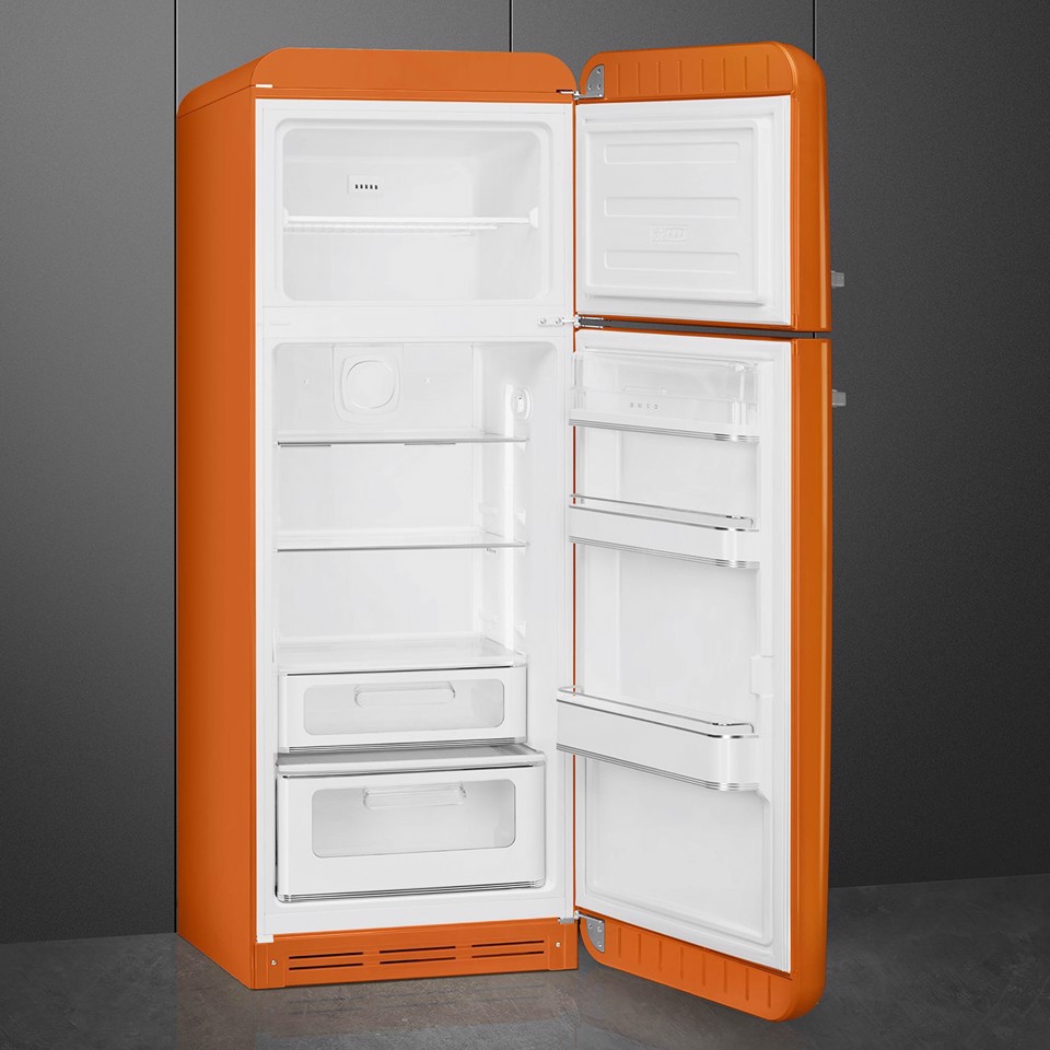 Smeg FAB30ROR6 frigorifero con congelatore Libera installazione 294 L Arancione Made in Italy