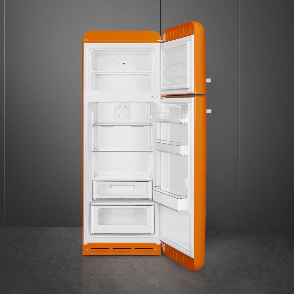 Smeg FAB30ROR6 frigorifero con congelatore Libera installazione 294 L Arancione Made in Italy