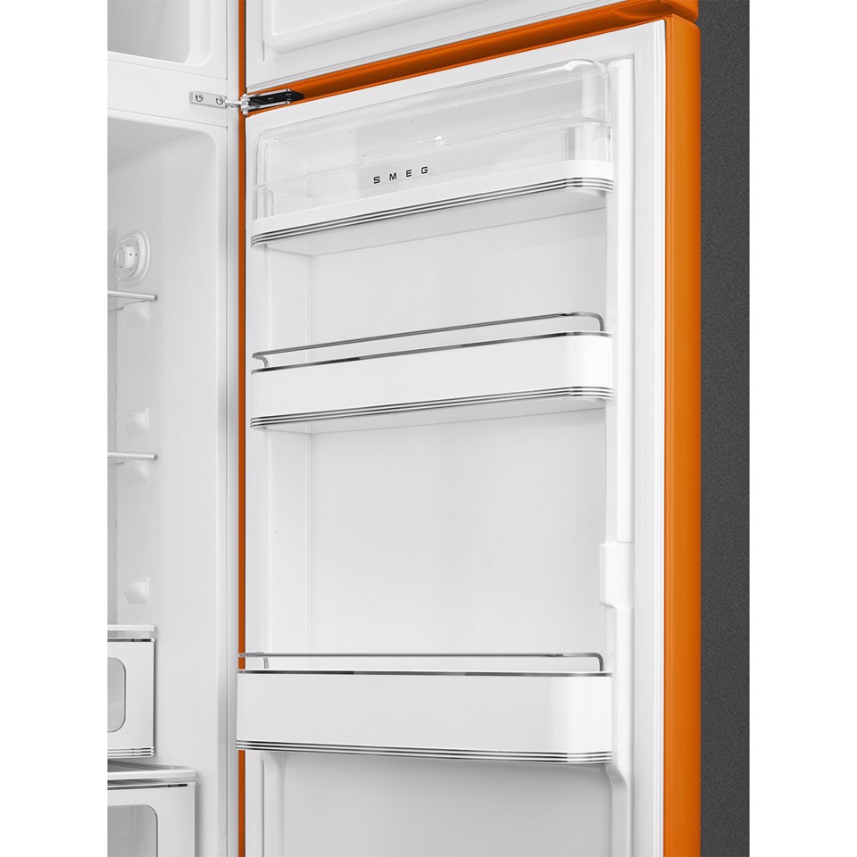 Smeg FAB30ROR6 frigorifero con congelatore Libera installazione 294 L Arancione Made in Italy