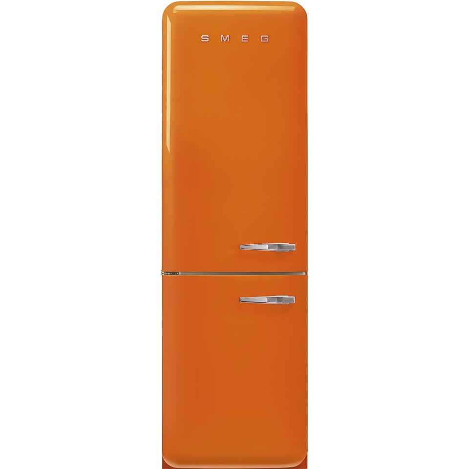 Smeg FAB32LOR6 frigorifero con congelatore Libera installazione 331 L Arancione Made in Italy