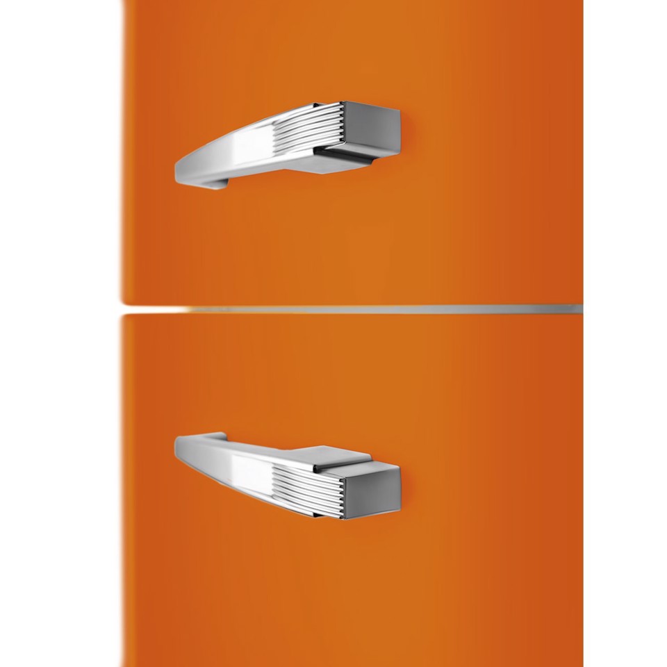 Smeg FAB32LOR6 frigorifero con congelatore Libera installazione 331 L Arancione Made in Italy