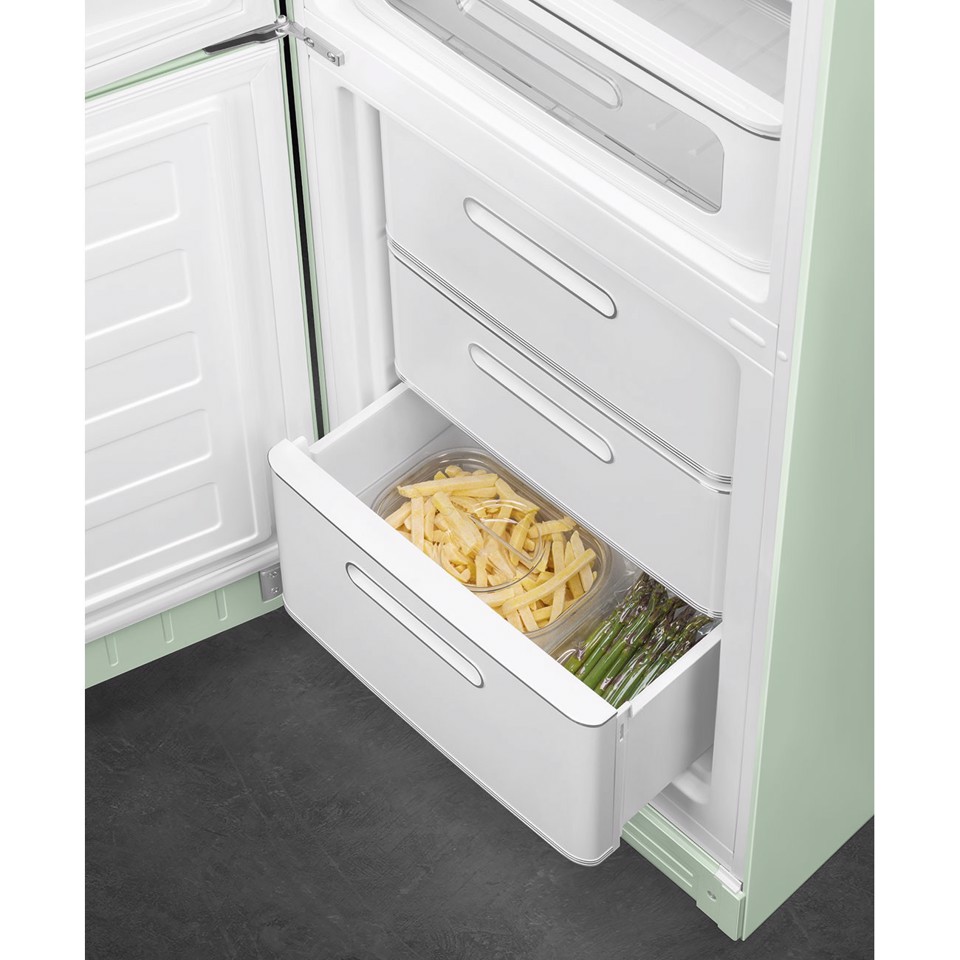 Smeg FAB32LPG6 frigorifero con congelatore Libera installazione 331 L Verde Made in Italy