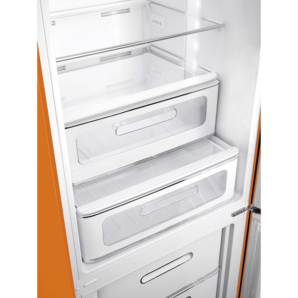 Smeg FAB32ROR6 frigorifero con congelatore Libera installazione 331 L Arancione Made in Italy