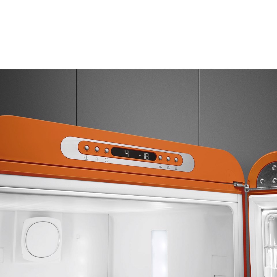 Smeg FAB32ROR6 frigorifero con congelatore Libera installazione 331 L Arancione Made in Italy