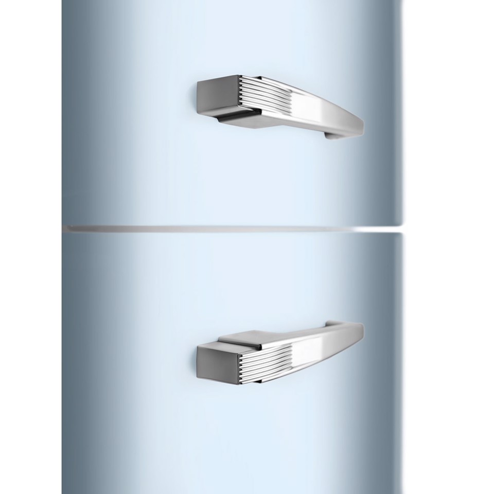 Smeg FAB32RPB6 frigorifero con congelatore Libera installazione 331 L Blu Made in Italy