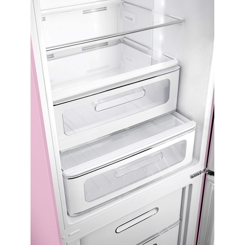 Smeg FAB32RPK6 frigorifero con congelatore Libera installazione 331 L Rosa Made in Italy
