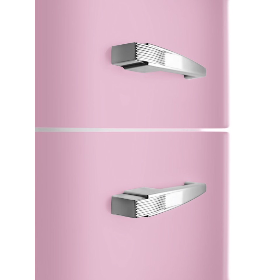 Smeg FAB32RPK6 frigorifero con congelatore Libera installazione 331 L Rosa Made in Italy