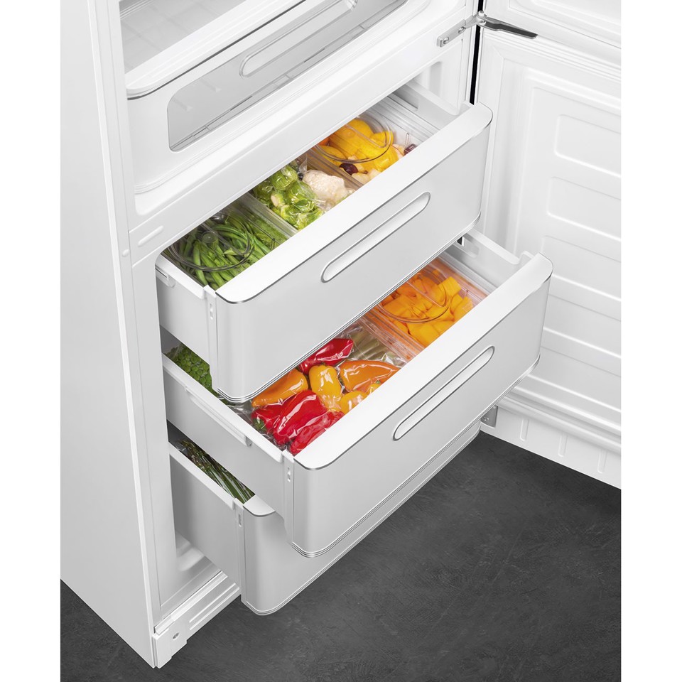 Smeg FAB32RWH6 frigorifero con congelatore Libera installazione 234 L D Bianco