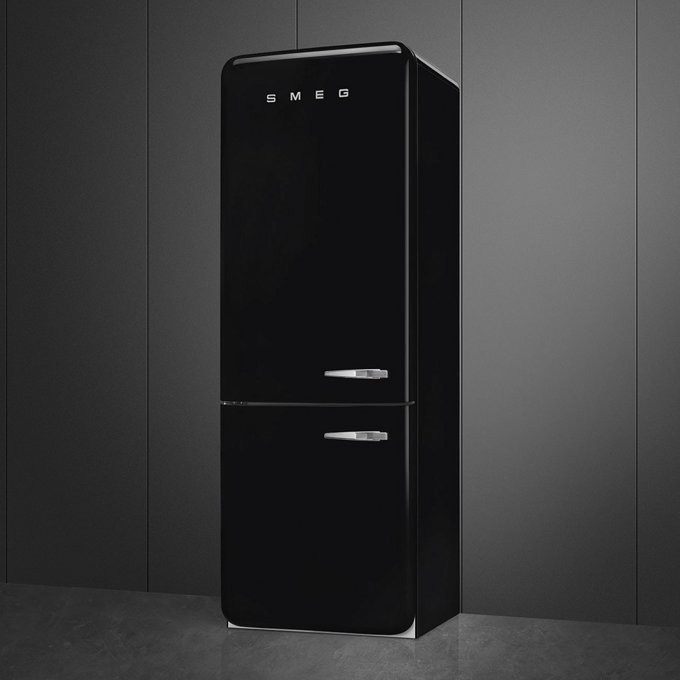 Smeg FAB38LBL6 frigorifero con congelatore Libera installazione 481 L Nero Made in Italy
