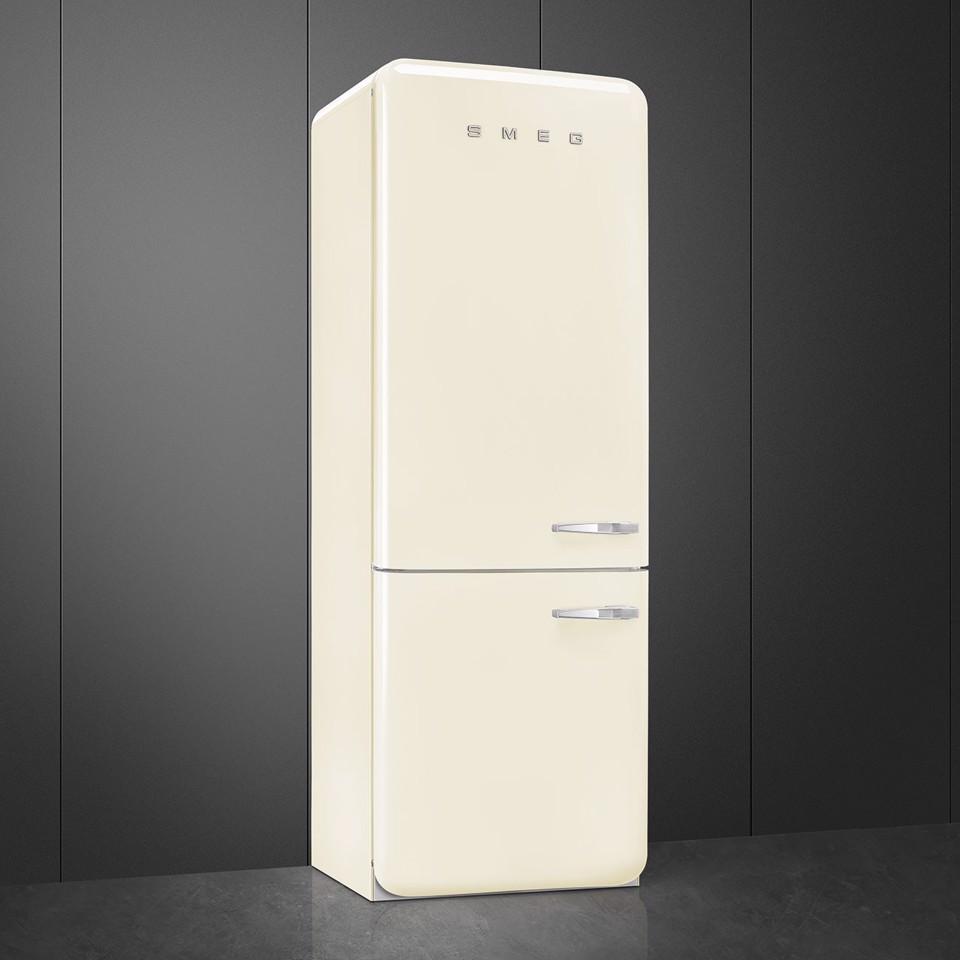 Smeg FAB38LCR6 frigorifero con congelatore Libera installazione 481 L Crema Made in Italy