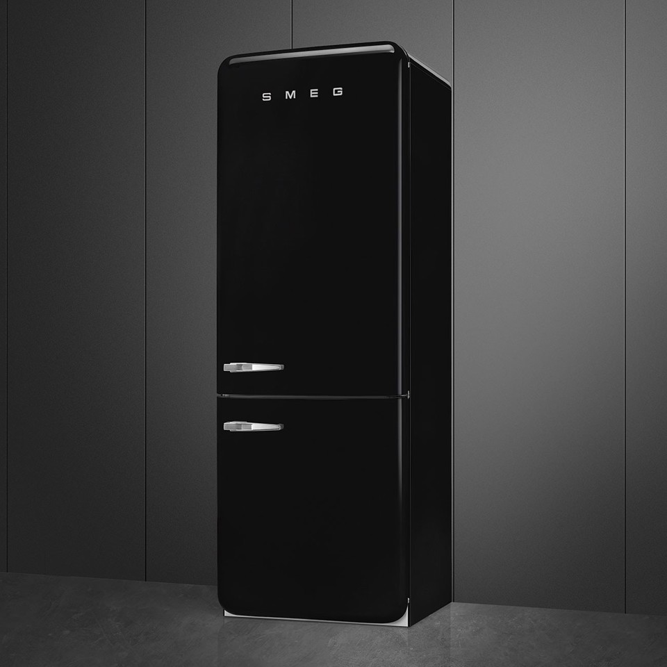 Smeg FAB38RBL6 frigorifero con congelatore Libera installazione 481 L D Nero