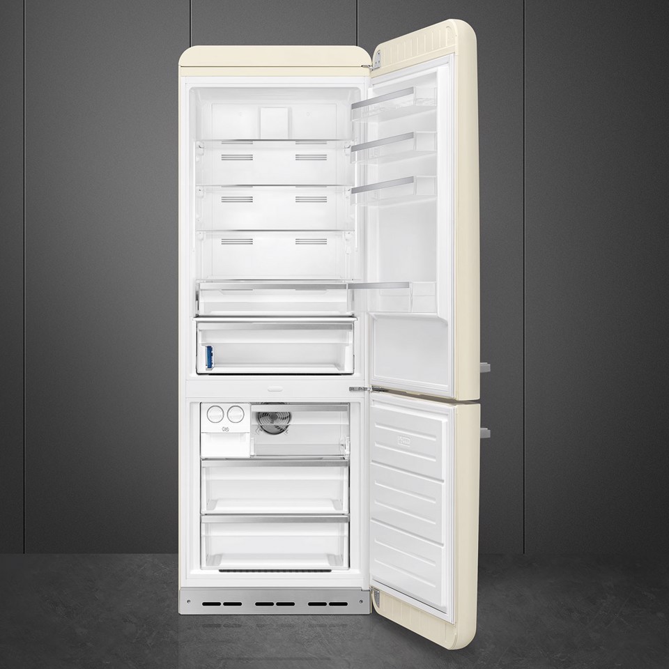 Smeg FAB38RCR6 frigorifero con congelatore Libera installazione 481 L Crema Made in Italy