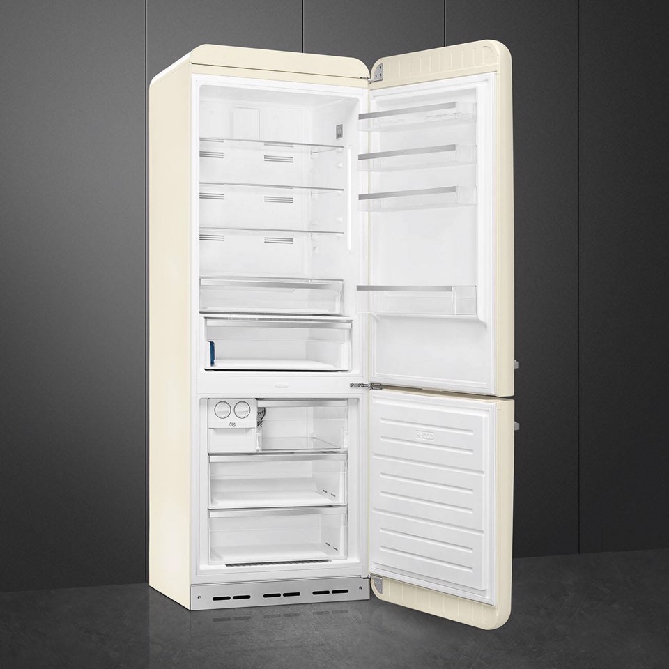 Smeg FAB38RCR6 frigorifero con congelatore Libera installazione 481 L Crema Made in Italy