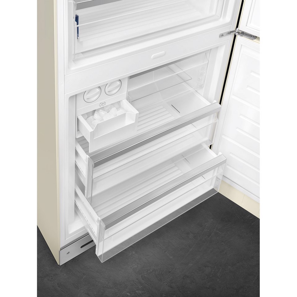 Smeg FAB38RCR6 frigorifero con congelatore Libera installazione 481 L Crema Made in Italy