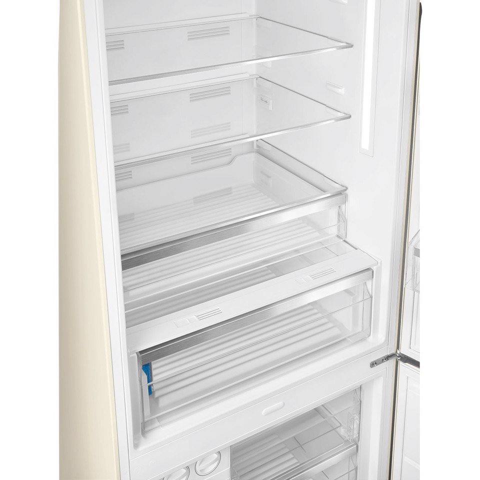 Smeg FAB38RCR6 frigorifero con congelatore Libera installazione 481 L Crema Made in Italy