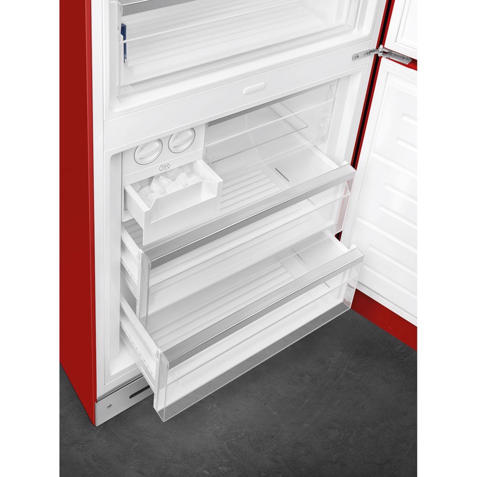 Smeg FAB38RRD6 frigorifero con congelatore Libera installazione 481 L Rosso Made in Italy