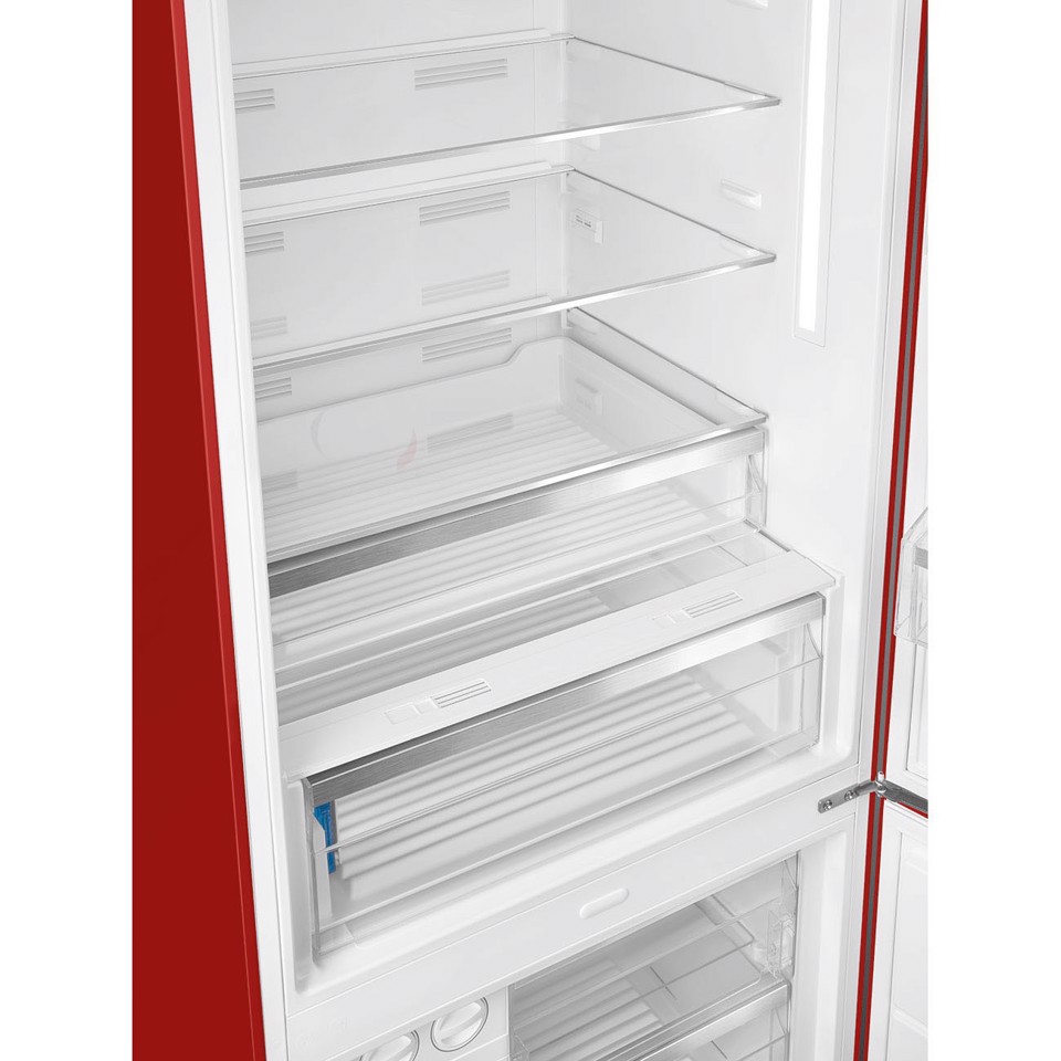Smeg FAB38RRD6 frigorifero con congelatore Libera installazione 481 L Rosso Made in Italy