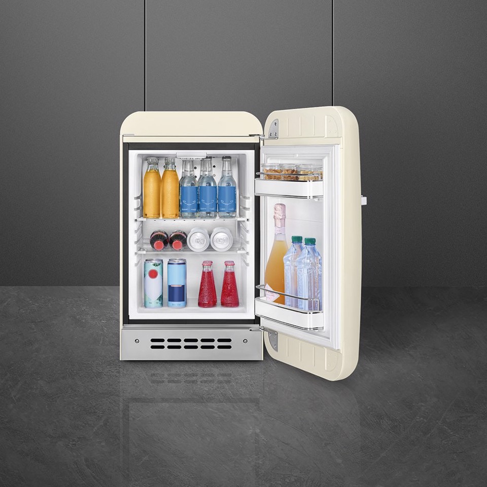 Smeg FAB5RCR6 frigorifero Libera installazione 34 L Crema Made in Italy