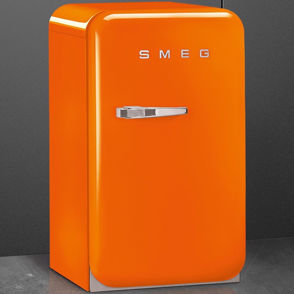 Smeg FAB5ROR6 frigorifero Libera installazione 34 L Arancione Made in Italy