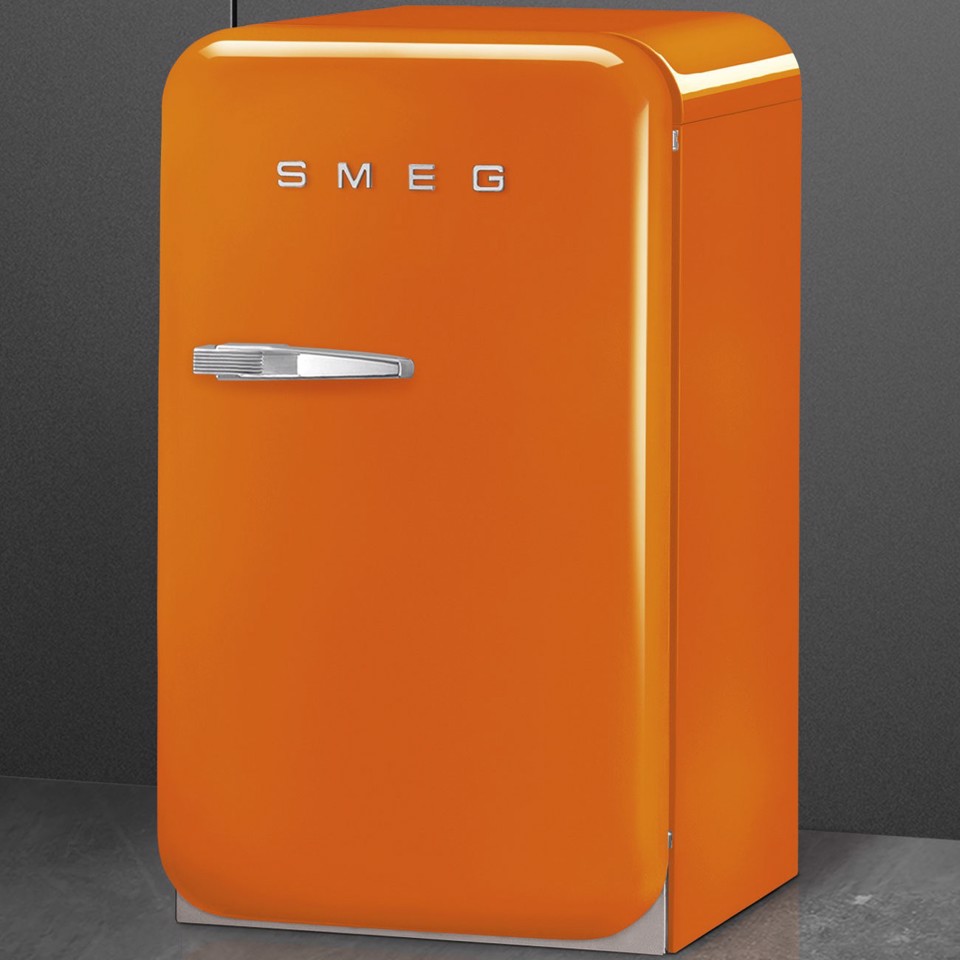 Smeg FAB5ROR6 frigorifero Libera installazione 34 L Arancione Made in Italy