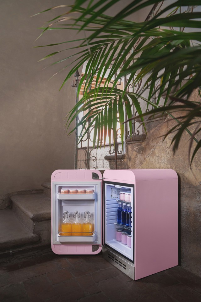 Smeg FAB5RPK6 frigorifero Libera installazione 34 L D Rosa