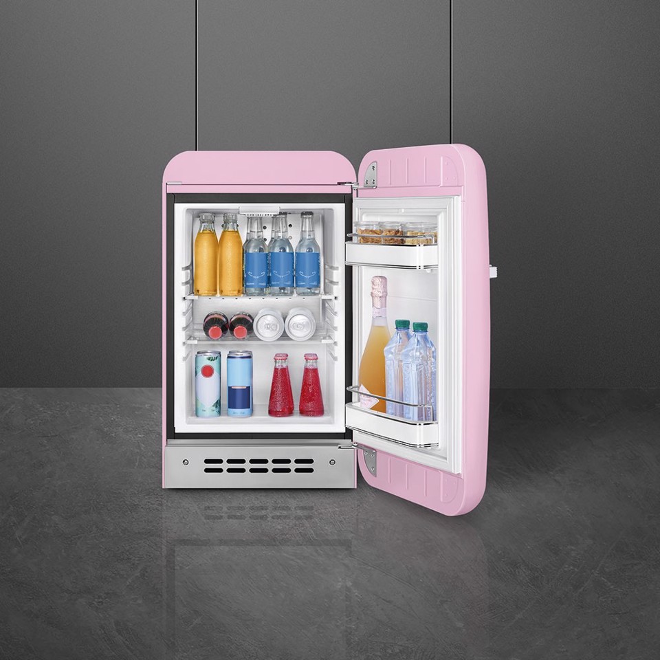 Smeg FAB5RPK6 frigorifero Libera installazione 34 L Rosa Made in Italy