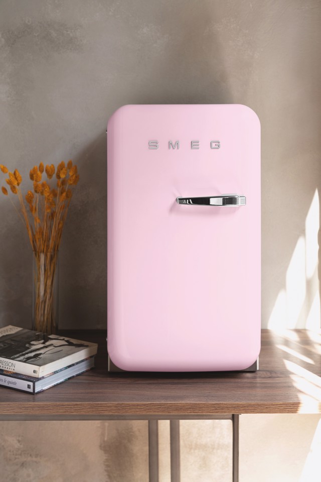 Smeg FAB5RPK6 frigorifero Libera installazione 34 L Rosa Made in Italy