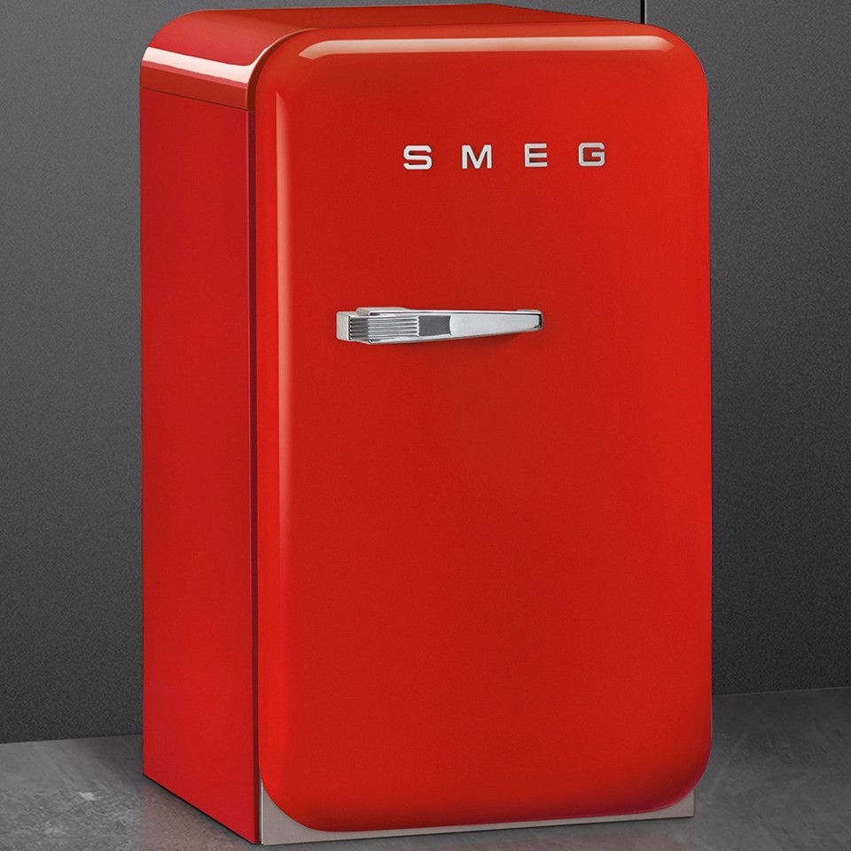 Smeg FAB5RRD6 frigorifero Libera installazione 34 L Rosso Made in Italy