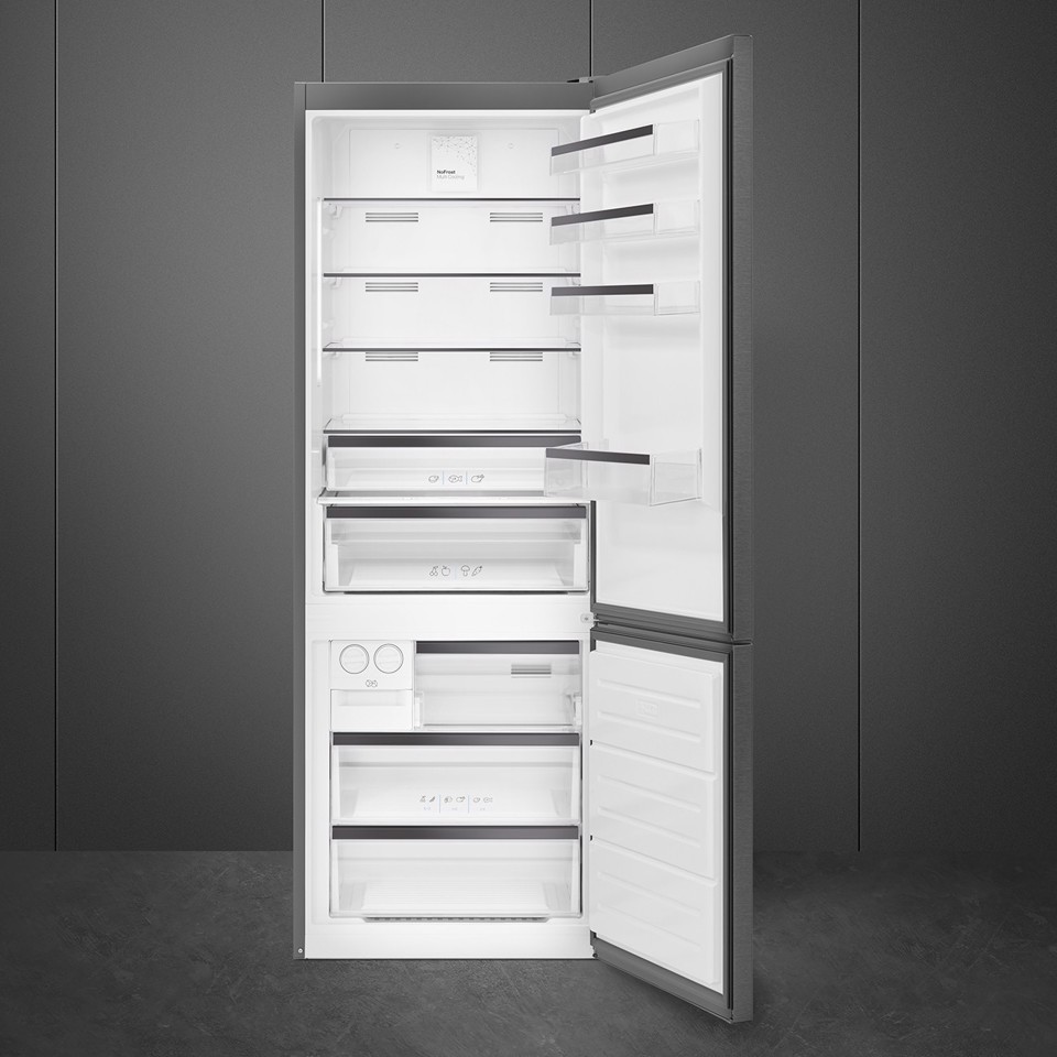 Smeg FC48KDND frigorifero con congelatore Libera installazione 481 L D Acciaio inox