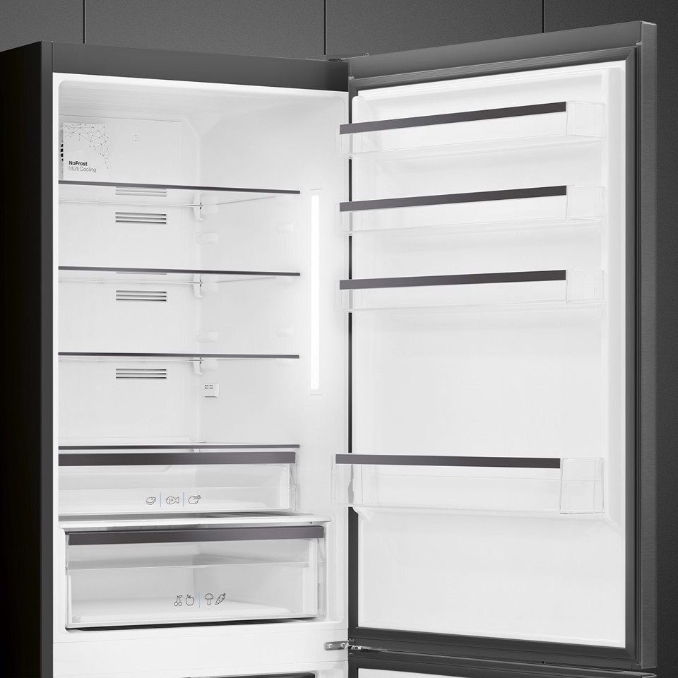Smeg FC48KDND frigorifero con congelatore Libera installazione 481 L D Acciaio inox