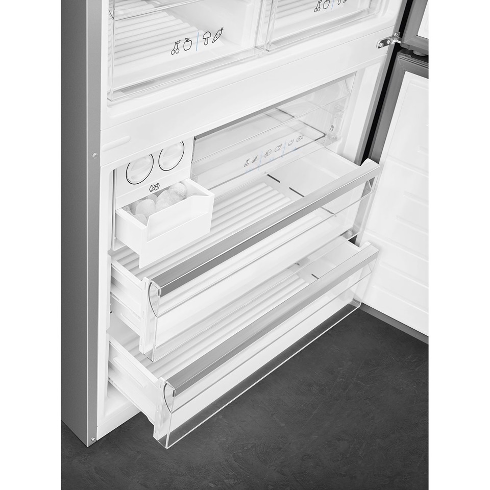 Smeg FC84EN4HX frigorifero con congelatore Libera installazione 564 L E Acciaio inossidabile