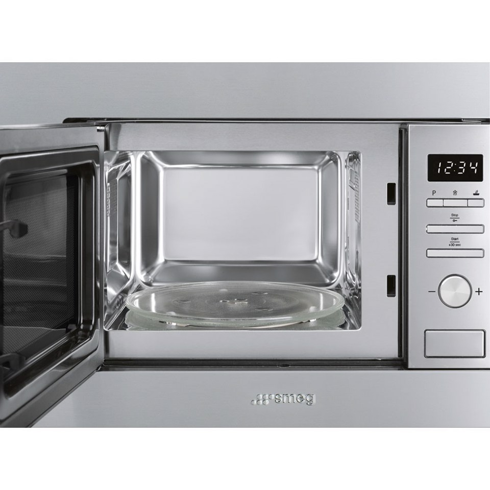 Smeg FMI017X forno a microonde Acciaio inox Microonde con grill Da incasso 17 L 700 W