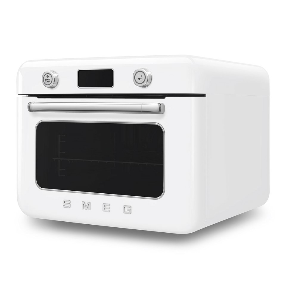 Smeg Forno combinato a vapore da appoggio 50's Style - Bianco - COF01WHEU