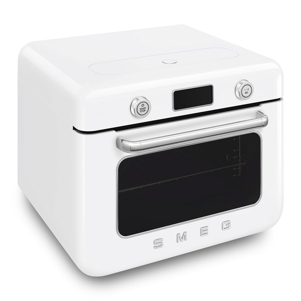 Smeg Forno combinato a vapore da appoggio 50's Style - Bianco - COF01WHEU