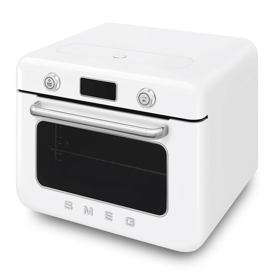 Smeg Forno combinato a vapore da appoggio 50's Style - Bianco - COF01WHEU