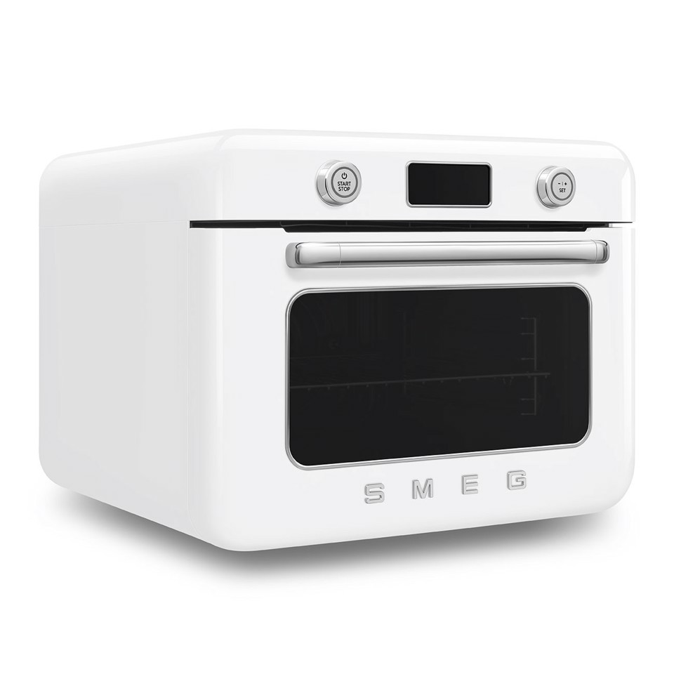 Smeg Forno combinato a vapore da appoggio 50's Style - Bianco - COF01WHEU