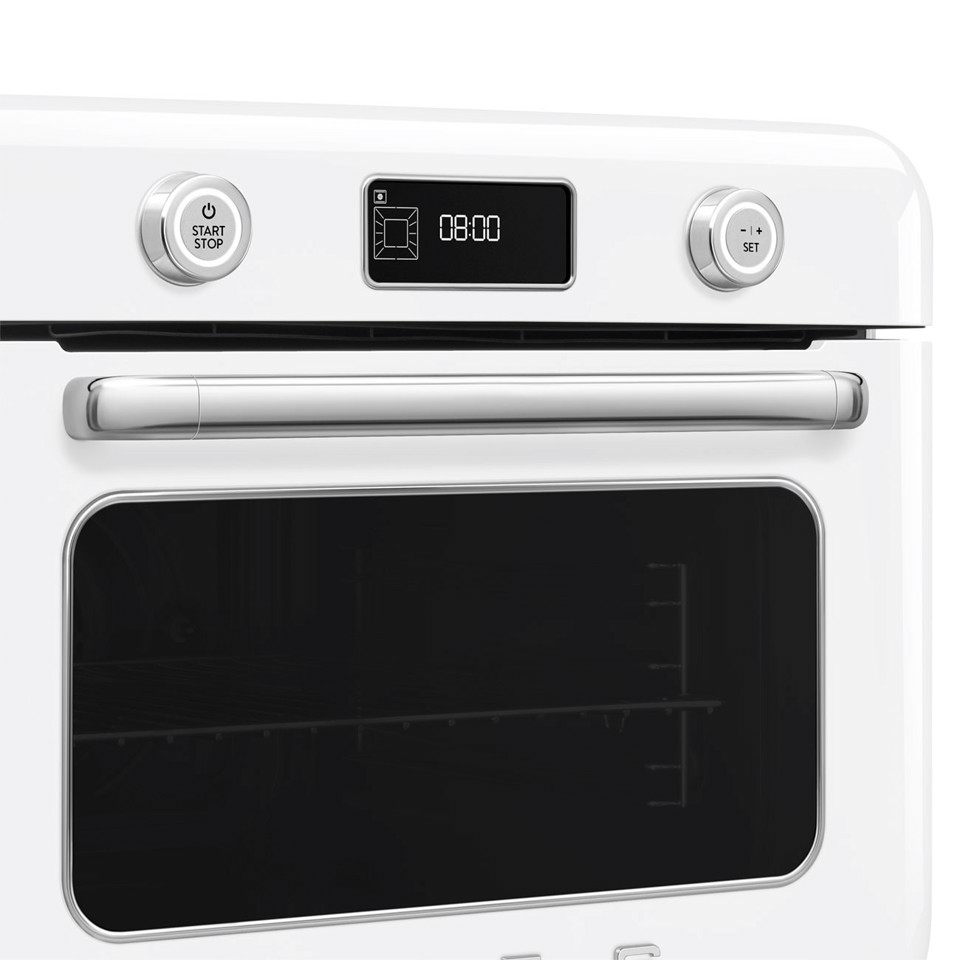 Smeg Forno combinato a vapore da appoggio 50's Style - Bianco - COF01WHEU