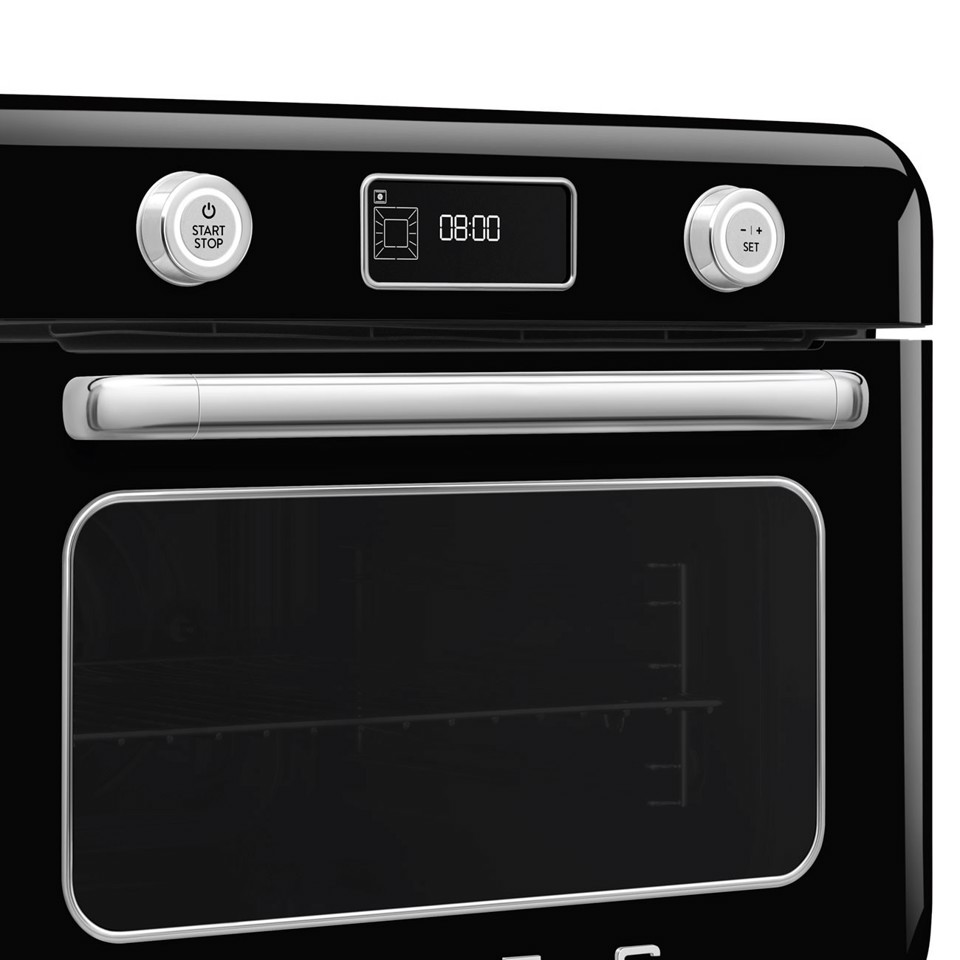Smeg Forno combinato a vapore da appoggio 50's Style - Nero - COF01BLEU