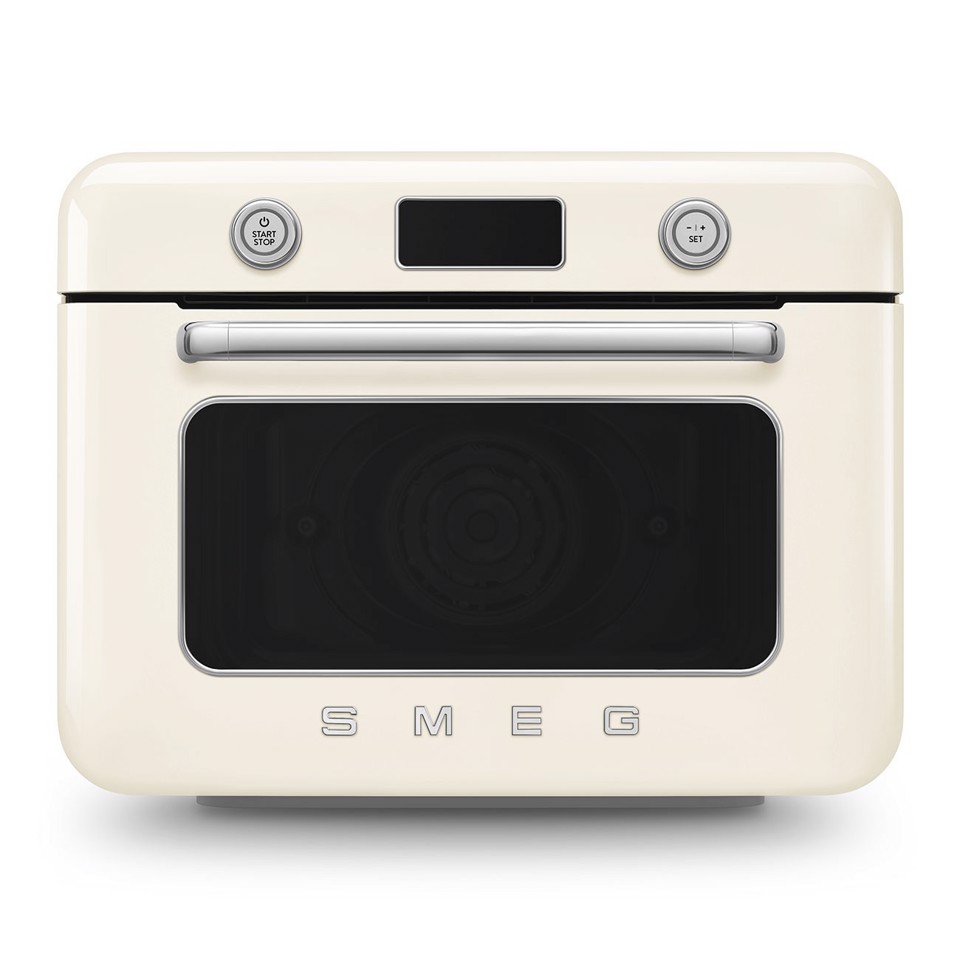 Smeg Forno combinato a vapore da appoggio 50's Style - Panna - COF01CREU