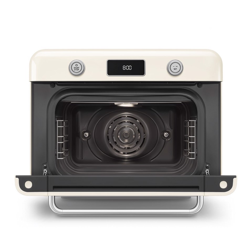 Smeg Forno combinato a vapore da appoggio 50's Style - Panna - COF01CREU