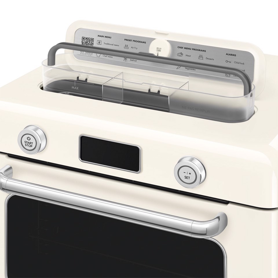 Smeg Forno combinato a vapore da appoggio 50's Style - Panna - COF01CREU