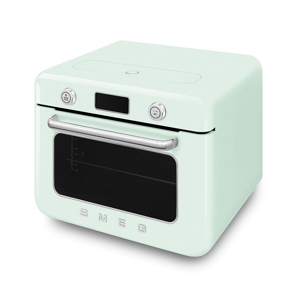Smeg Forno combinato a vapore da appoggio 50's Style - Verde Pastello - COF01PGEU