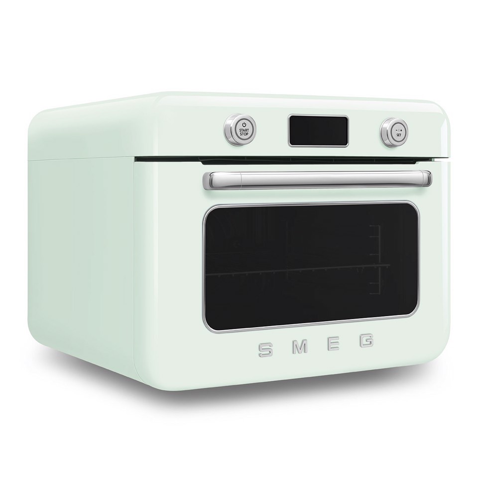 Smeg Forno combinato a vapore da appoggio 50's Style - Verde Pastello - COF01PGEU