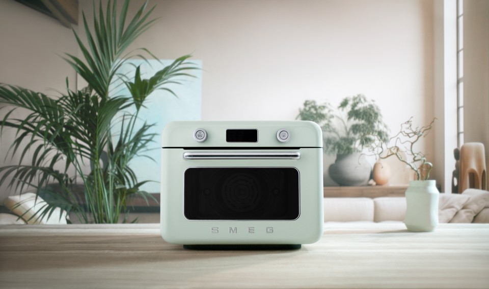 Smeg Forno combinato a vapore da appoggio 50's Style - Verde Pastello - COF01PGEU