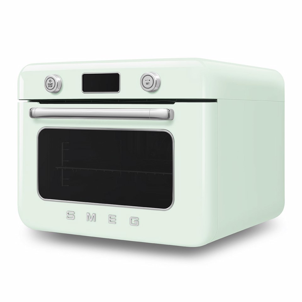 Smeg Forno combinato a vapore da appoggio 50's Style - Verde Pastello - COF01PGEU